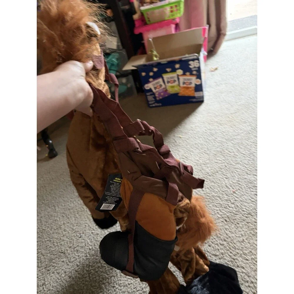 Ride Pony Horse 3D Plush Costume size 2T 3T Large Toddler Child New Brown